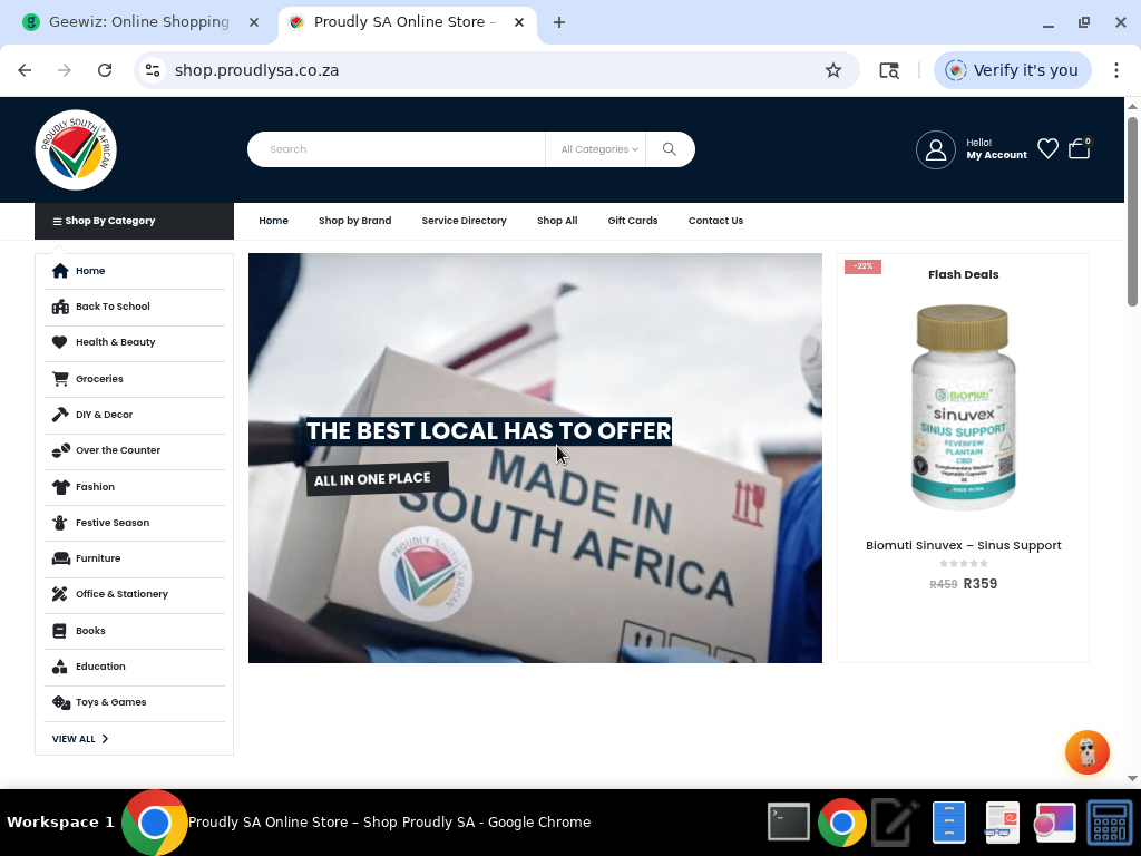 Shop.ProudlySA.co.za project screenshot